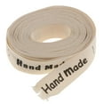 thumbnail image 6 of 15mm Hand Made Printed Cotton Ribbon Sewing Label Craft Card Gift Tag 5 Yard, 6 of 9