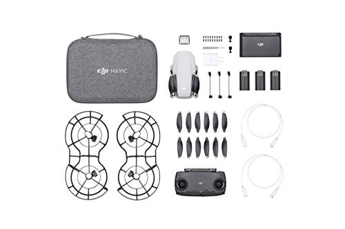 32GB microSD Card Landing Pad 30-Minutes Flight Time DJI Mavic Mini Drone FlyCam Quadcopter with 2.7K Camera 3-Axis Gimbal GPS Cloth Basic Bundle with Case 