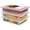 Rectangular 2.5 Lite, variant on Fridge Produce Saver Containers (3 Pack) - 2.5L Drain Tray Keeps Veggies, Fruits, Lettuce Fresh