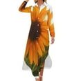 thumbnail image 2 of sunflower and the sun Long Sleeved Shirt Dress summer dress woman long sleeve dress ceremony dresses, 2 of 7