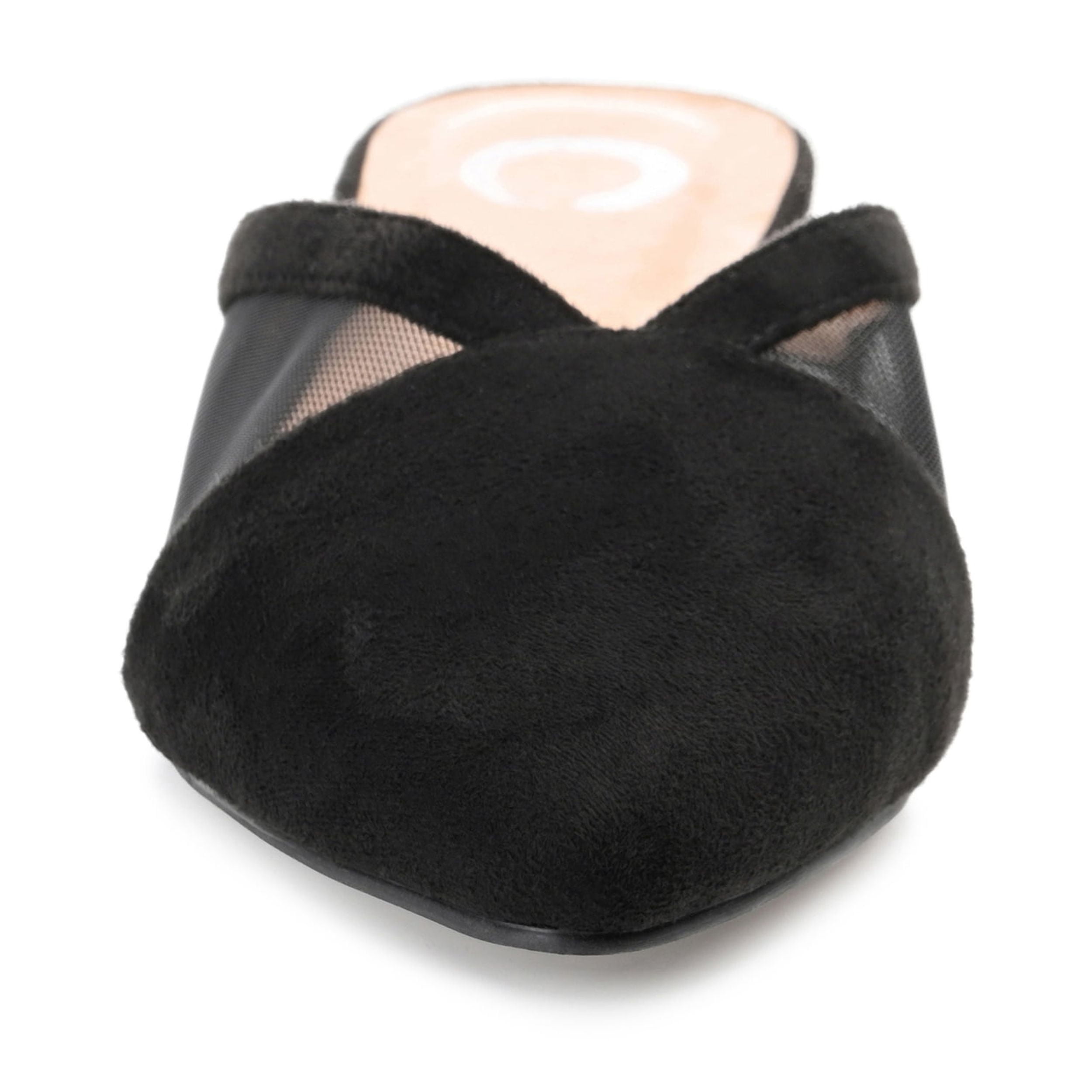 Journee Womens Reeo Slip On Pointed Toe Mules Flats