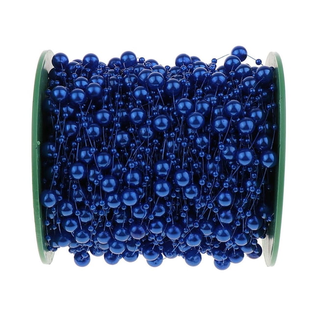 Cadena de perlas artificiales Hugo Cadena de perlas artificiales Azul real