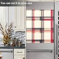 thumbnail image 3 of Yayeee Magnetic Dishwasher Cover for The Front Decoration Home Kitchen Machine Sticker Protector, Red Tartan, 3 of 6