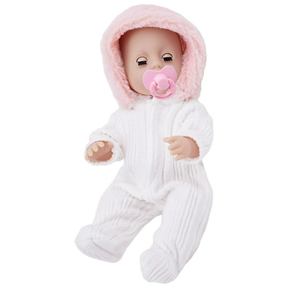 Bwiyojiz Educational Toys Enamel Doll 10-" Mini Toy, Gifts for Daughter, White
