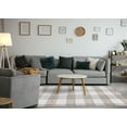 thumbnail image 2 of Rug Branch Contemporary Geometric, Plaid Cream Indoor Area Rug - 5' x 8', 2 of 8