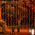 thumbnail image 1 of Luces de Halloween JMEXSUSS 300 LED naranjas con control remoto de 3 x 3 m, 1 of 8