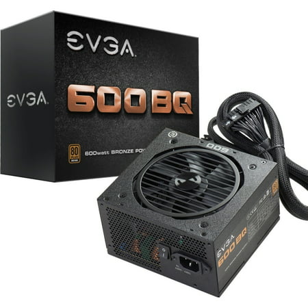 EVGA 600 BQ 80Plus Bronze Certified Semi-Modular Power (Best 600 Watt Power Supply)