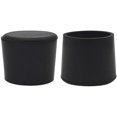 thumbnail image 3 of Juego de 4 tapas de goma antideslizantes cuadradas para patas de sillas, patas de mesa, 40 x 40 mm (4,0 x 4,0 cm), negro Zhivalor XDJZ-111-50, 3 of 6