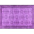 thumbnail image 1 of Ahgly Company Indoor Rectangle Abstract Purple Contemporary Area Rugs, 2' x 5', 1 of 4