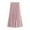 Pink, variant on JNGSA Women's Chiffon High Waist Skirt Pleated Solid Color Midi Skirt Loose Flowy Elastic Skirt Elegant Long Skirt Beige