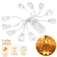 thumbnail image 1 of Wosthever con forma de animal de pingüino 10-LED 1.65M Decoración de ambiente Iluminación navideña No.2 Wosthever HA025771-02, 1 of 1
