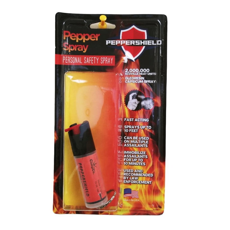 Pepper Shield PSLIPB PepperShield Pepper Spray OC Pepper Range 10 ft 0 Pepper Shield PSLIPB PepperShield Pepper Spray OC Pepper Range 10 ft 0