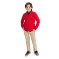 thumbnail image 2 of U.S. Polo Assn. Boys Flatback Rib Quarter Zip, Sizes 4-18, 2 of 4