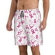 thumbnail image 2 of Fotbe Breast Cancer Awareness4 Trajes de Baño Estampados para Hombre, Shorts de Verano de Secado Rápido, Ropa de Playa, Bañadores-3X-Large, 2 of 6