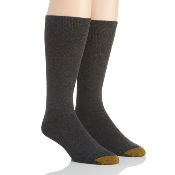 GOLDTOE Men's Gold Toe 204S Wellness Non Binding Rayon Crew Sock 2