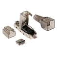 thumbnail image 4 of 12 Uds cat six Extremos, cat / Conector , Conectores de Crimpado Ethernet, Enchufe de Red UTP Sólido Y Hugo Conector de enchufe RJ45 blindado, 4 of 10