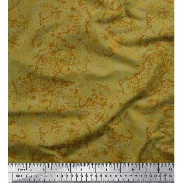 Soimoi Cotton Cambric Fabric Stone Texture Decor Fabric Printed Yard 56 Inch Wide