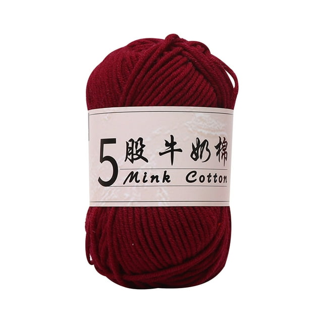 Accesorios de Muñeca de Bebé 5 Hilos de Leche Muñeca de Algodón Hilo de Punto Suéter de Bebé Bola de Lana Ropa de Muñeca de Bebé