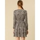 thumbnail image 5 of Vestido Allegra K de Dobladillo con Volantes Estampado de Leopardo Rosa L, 5 of 6