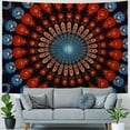 thumbnail image 4 of Shiartex  Bohemian Mandala Tapestry Hippie Tapestries Psychedelic Peacock Boho Tapestry Wall Hanging for Bedroom  50x40inch, 4 of 6