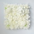 thumbnail image 6 of COFEST Artificial Silk Flower Wall Panel for Wedding Decor, Hydrangea Rose Floral Panel for Party Background, DIY Flower Wall Decoration for Home and Event. White, 6 of 6