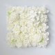 thumbnail image 5 of Panel de flores artificiales de seda, fondo de escenario de boda de flores artificiales de hortensia y rosa, fondo de foto de boda, fondo de fiesta en casa - Blanco, 5 of 6