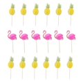 thumbnail image 1 of 100Pcs Exquisite Paper Pineapple Pick Cocktail Pick Flamingo Cake Insert, 1 of 4