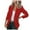 Red, variant on Women's Casual Blazers Open Front Long Sleeve Work Office Jackets Coat