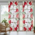 thumbnail image 5 of Outdoor Curtains for Patio Waterproof, Valentines Love Heart Outdoor Privacy Panels Grommet, Eucalyptus Red Love Heart Retro Blackout Outside Curtains for Porch/Cabana 54"x95", 2 Panels, 5 of 8