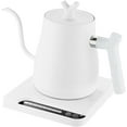thumbnail image 2 of Electric Gooseneck Kettle, 1.0L Pour-Over Coffee & Tea Kettle with 5 Temperature Presets, 800W Fast Boil, Stainless Steel, Auto Shut-Off, Matte White, 2 of 6