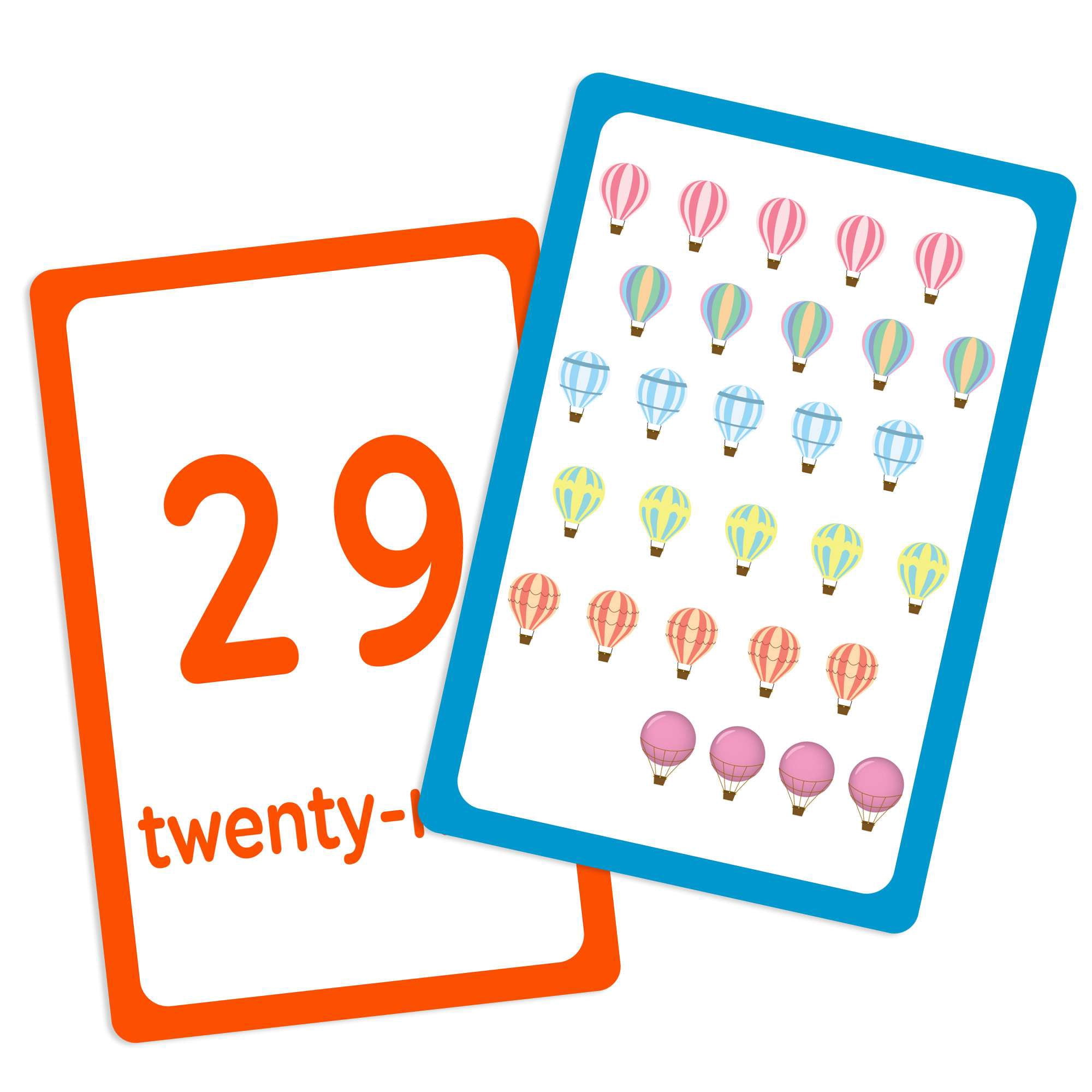 BAZIC Numbers Flash Cards (36/Pack) - Walmart.com