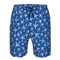 thumbnail image 3 of Balery Airplanes in the Sky Traje de Baño Estilo Hawaiano para Hombre, Shorts de Secado Rápido con Bolsillos-Medium, 3 of 6