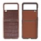 thumbnail image 5 of Estuche Para Teléfono Con Pantalla Plegable, Cubierta Protectora De Cuero Para Teléfono Recorte Preciso Resistente A Impactos Para Galaxy Z Flip4, 5 of 8