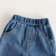 thumbnail image 5 of Cowsor Toddler Little Kids Barrel Jeans Kids Casual Denim Joggers Soft Relax Fit Ankle Length Trousers, 5 of 6