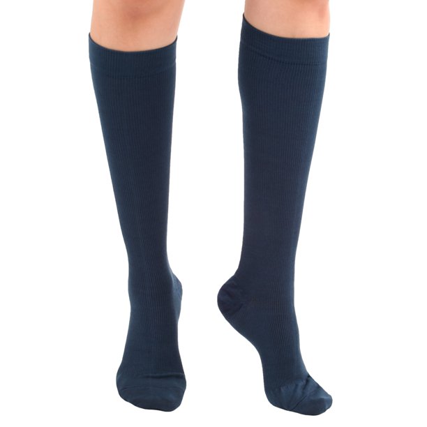 Cotton Compression Socks Made in the USA Firm Graduated Medical