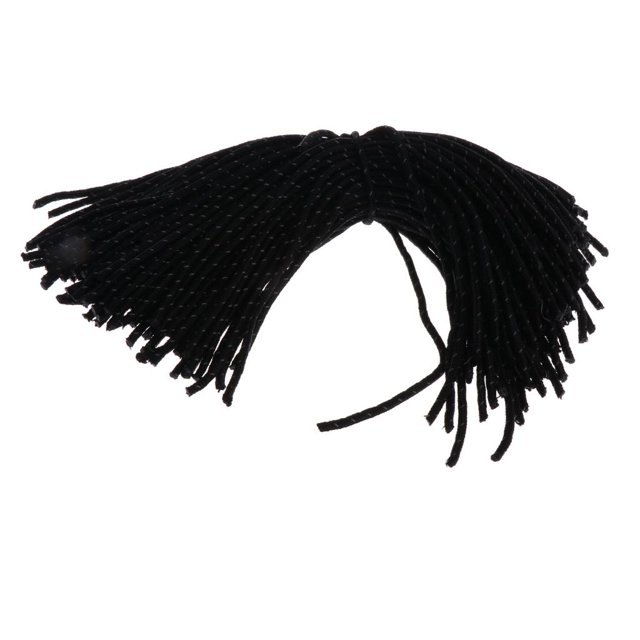 100 Piezas 7,9 "0,08" Cuerda De Resistente adaptaciónción Toldo Para , Toldo Para Tienda, Estaca Tienda, Cv Negro shamjiam Cuerda de estaca de la tienda
