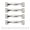 Silver, variant on DICEWEN Pack of 4 Gate Handles Bows-Shaped Garage Door Handle Metal Pulls for Wardrobes Cupboards and Fences Furniture Knob