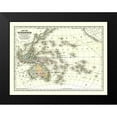 thumbnail image 2 of Mitchell 14x12 Black Modern Framed Museum Art Print Titled - Oceania - Mitchell 1869, 2 of 5