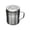 Silver 1PCS, variant on Stainless Steel Powder Shaker With Handle And Multi Function Fine Mesh Powder Sieve For Outdoor BBQ Seasoning Bottle 2.76x3.54 inch