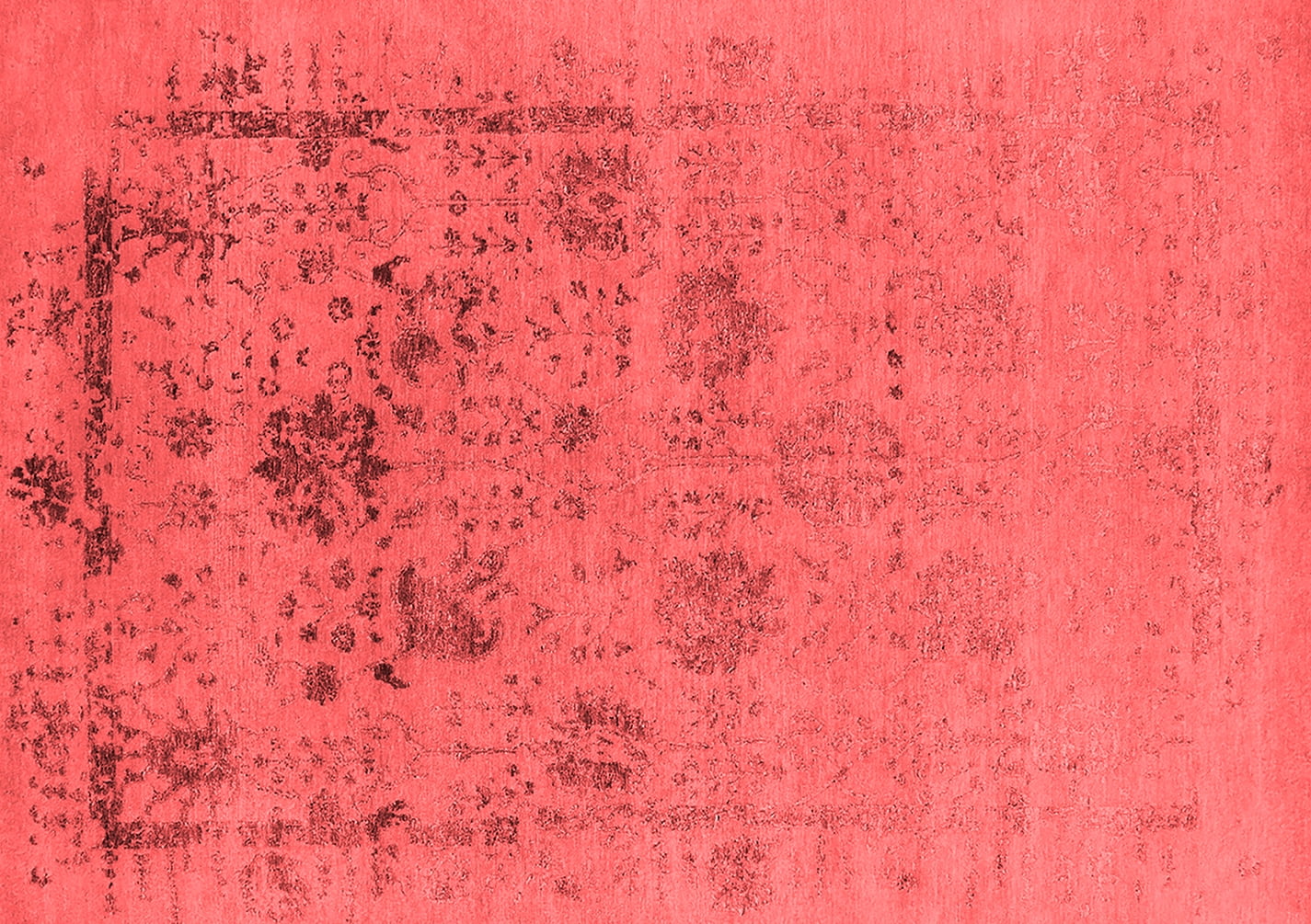 Ahgly Company Indoor Rectangle Oriental Red Industrial Area Rugs, 7' x