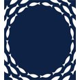 thumbnail image 3 of Navy Blue Duvet Cover Set, Ocean Aqua Navy Themed Fish Swimming in a Circle Print, Decorative 2 Piece Bedding Set with 1 Pillow Shams, Twin Size, Navy Blue and White, by Ambesonne, 3 of 3