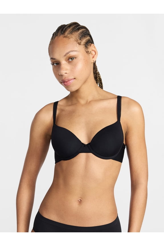 Micro Lightly Lined Demi T-Shirt Bra, Women's 32B-40DD