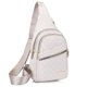 thumbnail image 1 of Bolso de pecho para mujer, moderno, con bordado de rombos, bandolera de hombro, gran capacidad, impermeable, con orificios para datos, mochila, 1 of 4