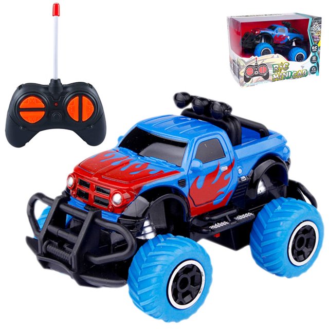 1/43 Remote Control Car for 3-9 Years Old Kids Battery Operated Off-Road Car 200feet Remote Distance RC Truck Strong Grip Force Racing Car Parent-children Interaction Simulation Car for C