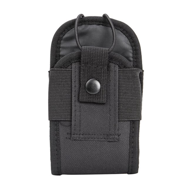 Bolsa para Walkie Talkie, riñonera para Radio, bolsa de bolsillo, color negro