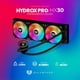thumbnail image 5 of Enfriamiento Liquido Balam Rush HYDROX PRO HX30 360mm ARGB 4 pines LGA 1700 AM5 Negro BR-937344, 5 of 7