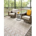 thumbnail image 5 of Jill Zarin Outdoor Collection Area Rug - Turks and Caicos (9' x 12' Rectangle Beige/Brown), 5 of 5
