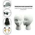 thumbnail image 3 of Soporte para Gafas Con Molde Cabeza Flocada Femenino (blanco), 3 of 9