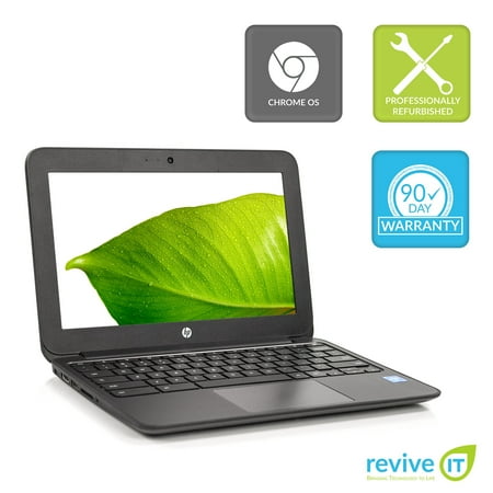 Refurbished HP 11 G5 Chromebook 11.6" Intel N3060 1.60GHz 4GB RAM 16GB eMMC Flash - Grade C