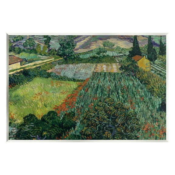 Field With Poppies Van Gogh Rural Scenery Landscape Painting Unframed Art Print Wall Art